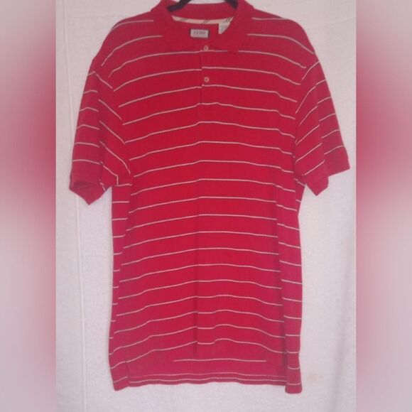 IZOD STRIPED POLO SHIRT - Picture 1 of 7